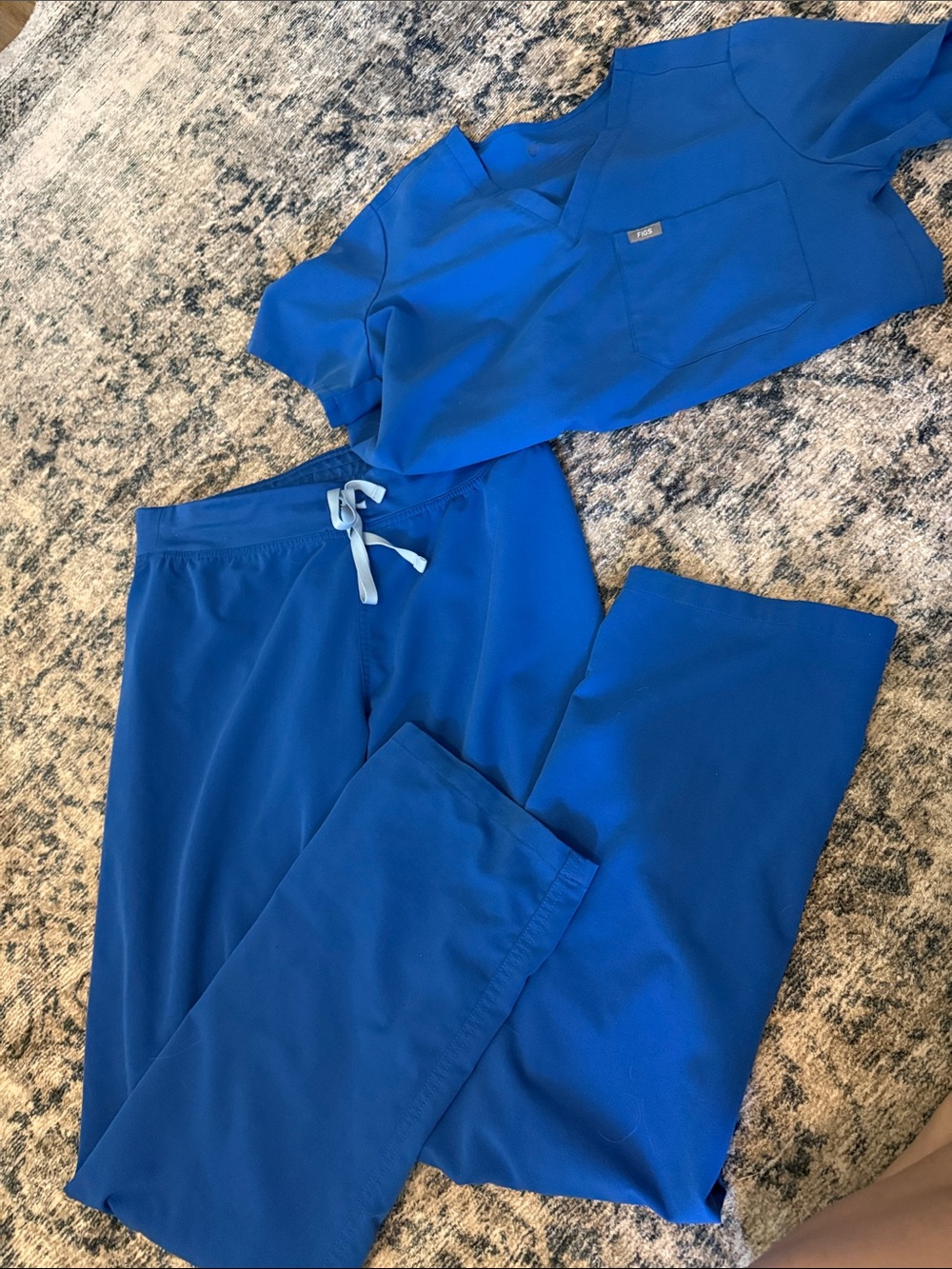 Figs royal blue size medium set